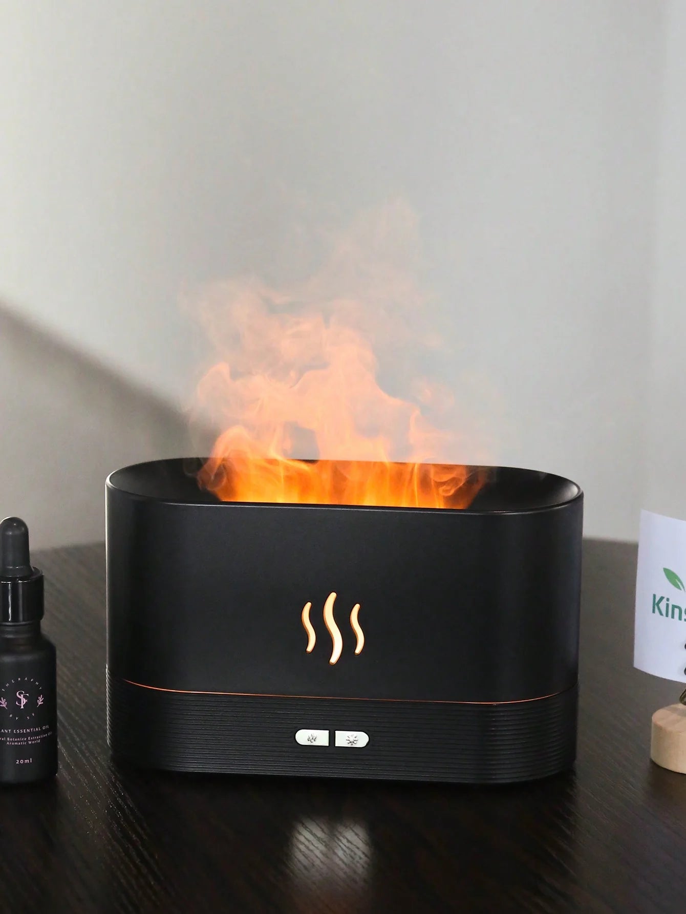 Aroma Diffuser Humidifier with LED Flame Effect